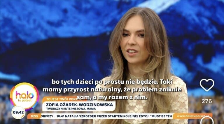 Dzieci w przestrzeni publicznej. Zofia Ożarek-Wodzinowska MigatoMama w programie "Halo Tu Polsat"
