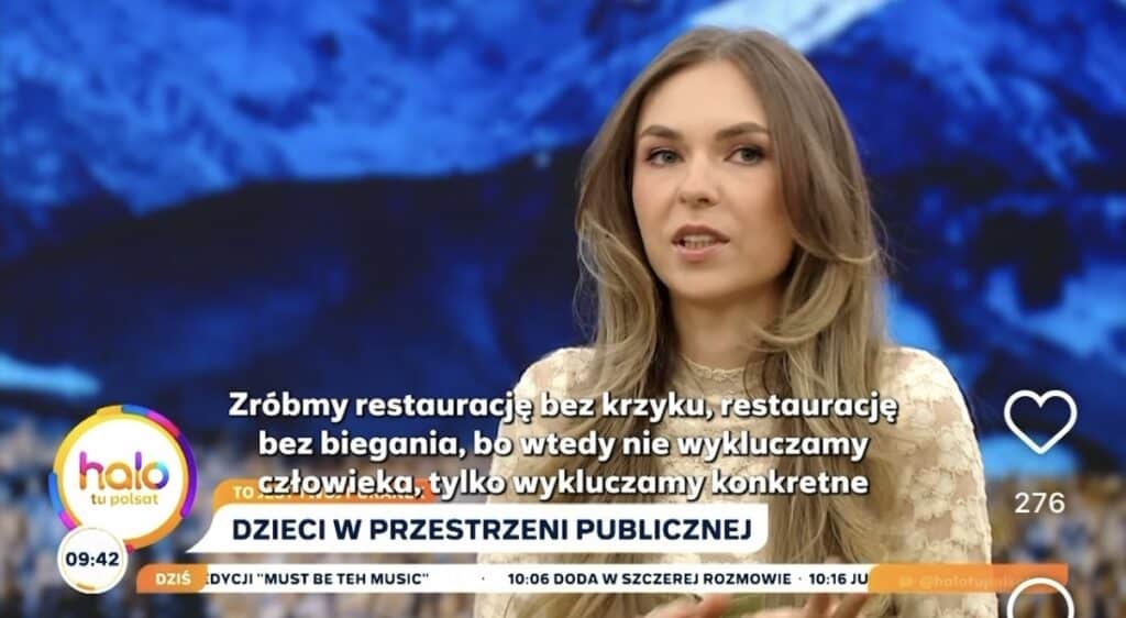Dzieci w przestrzeni publicznej. Zofia Ożarek-Wodzinowska MigatoMama w programie "Halo Tu Polsat"
